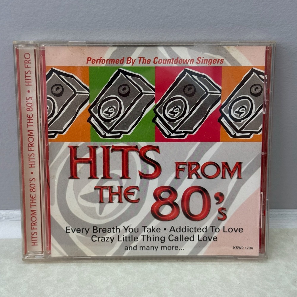 Various Artist: Hits From The 80s (CD 2000 Madacy)‎ Pop Sting, George Michael
